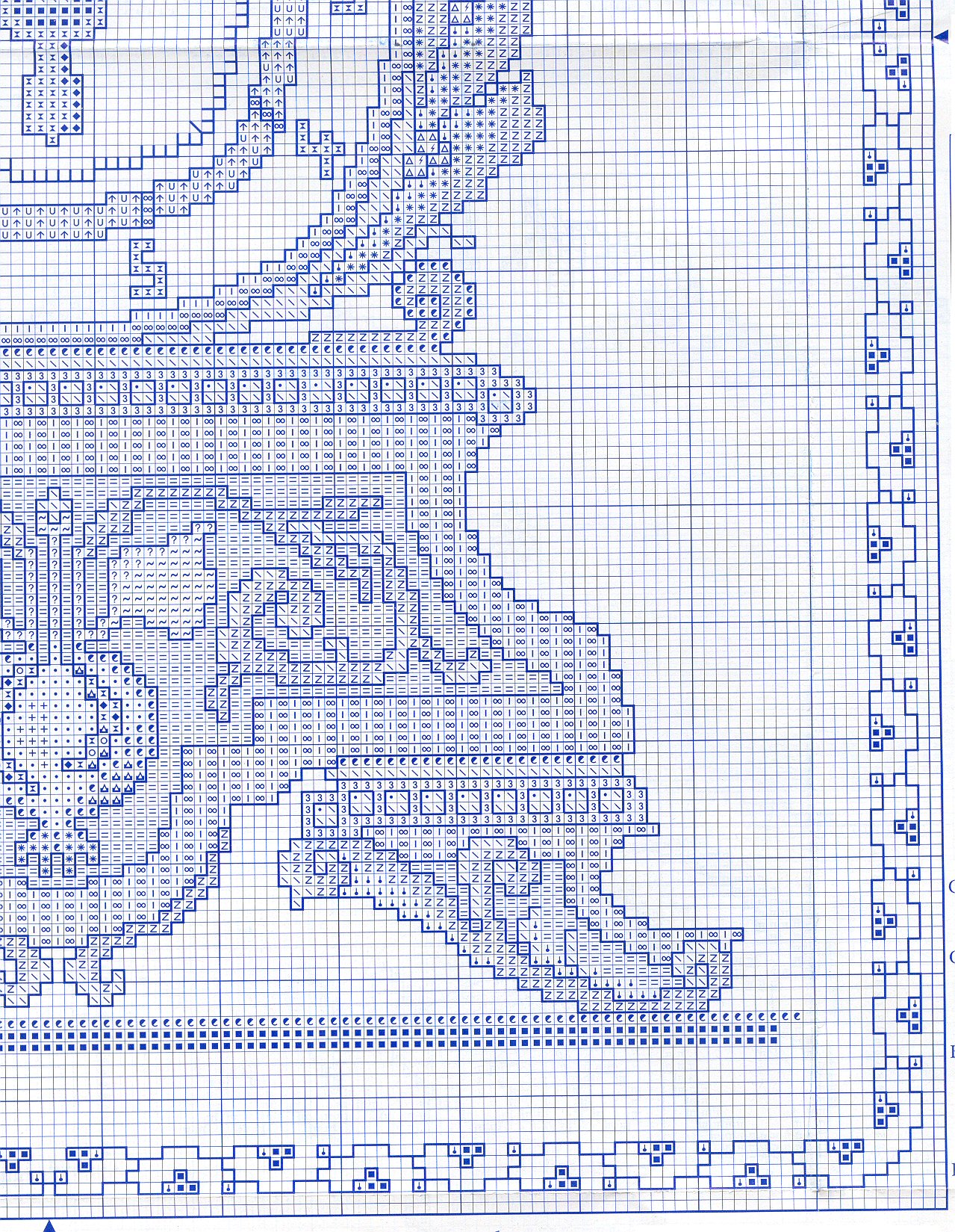 Schema punto croce Bilancia 05