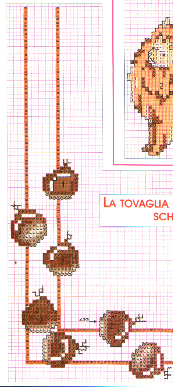 Schema punto croce Castagne 03