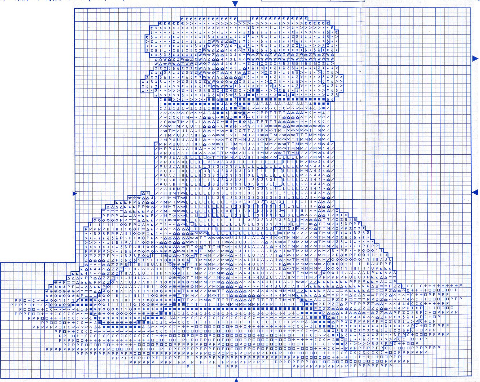 Schema punto croce Chiles 02