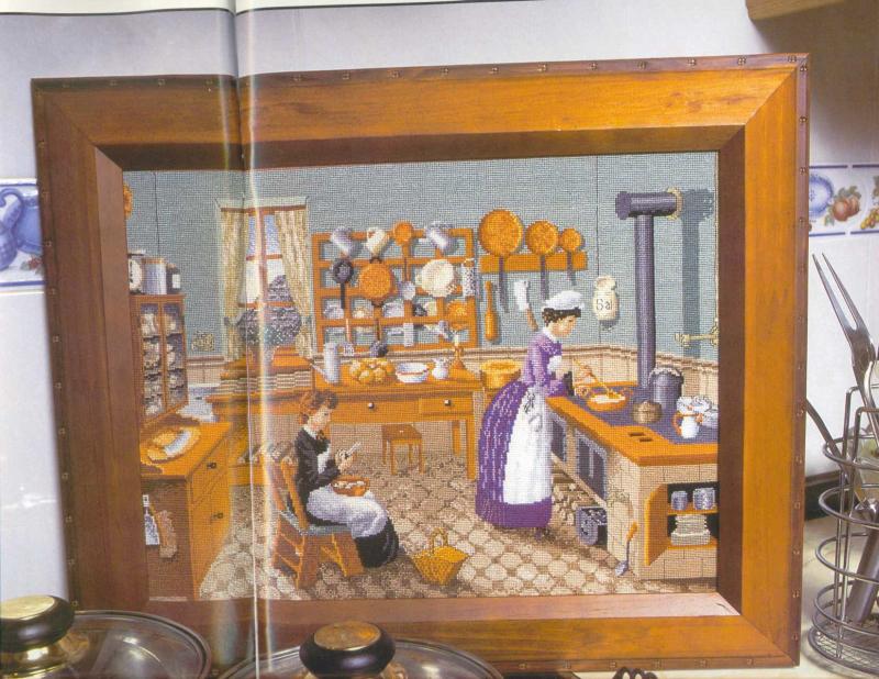 Schema punto croce Cucina Imperiale 01