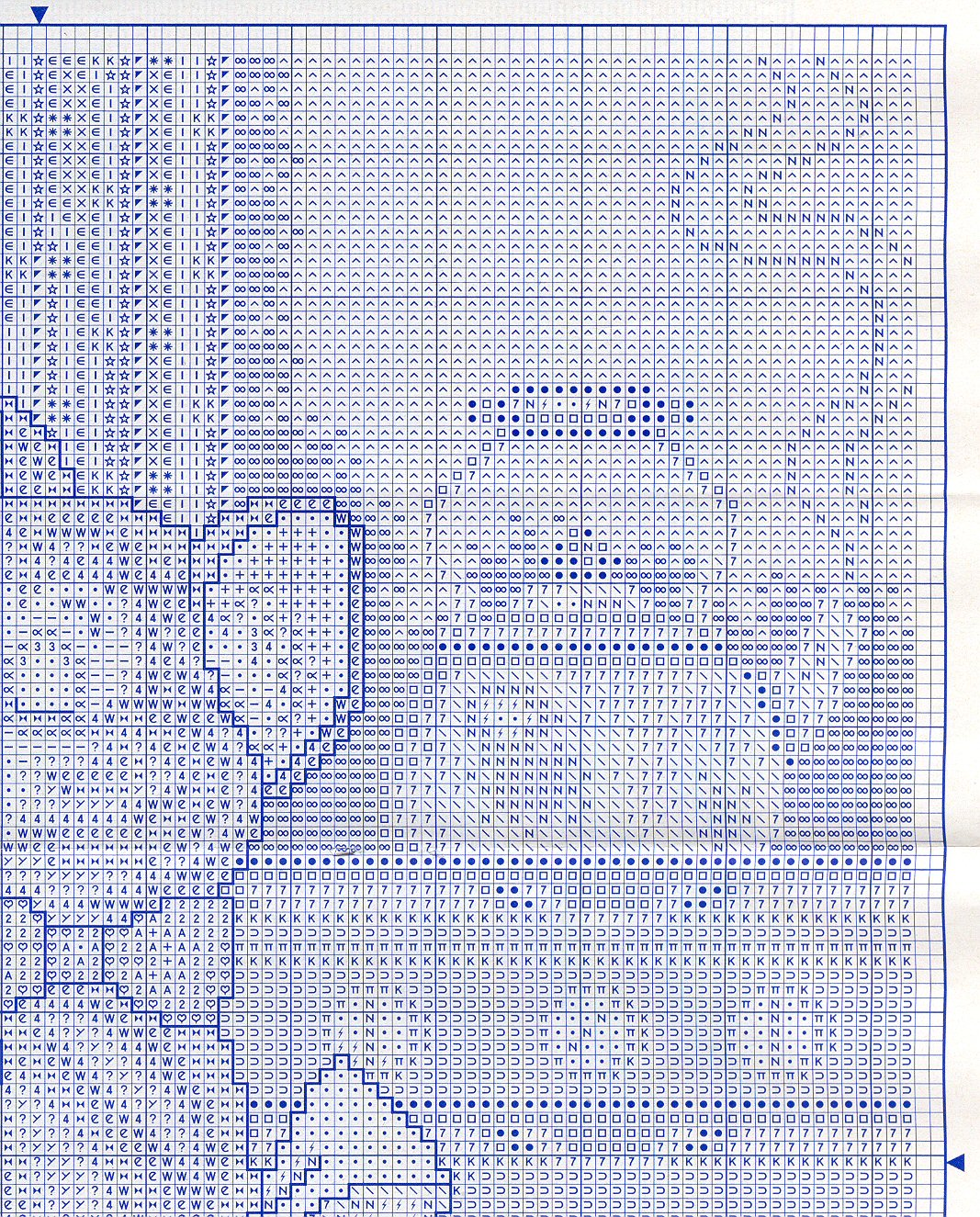 Schema punto croce Gatta In Cucina 03