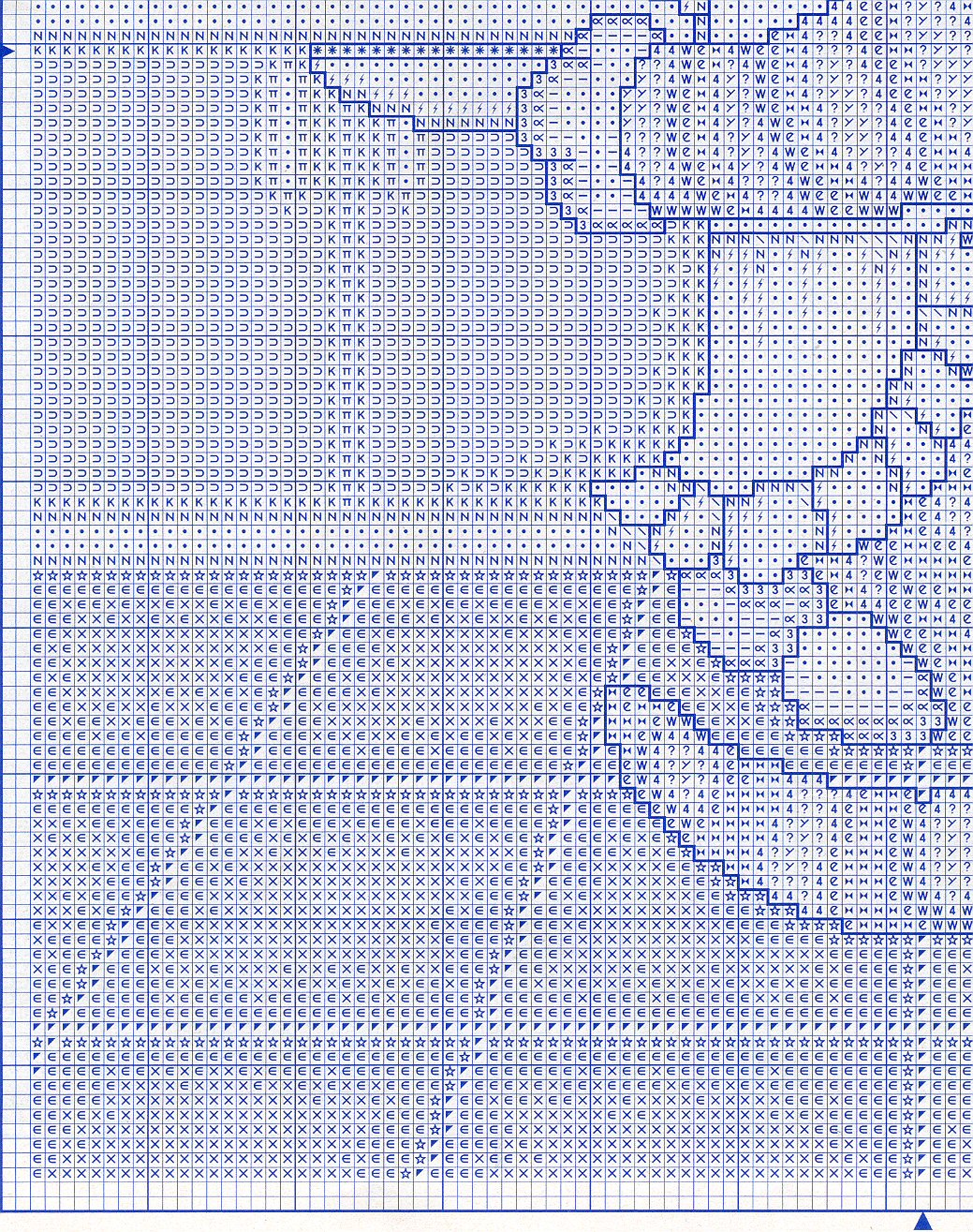 Schema punto croce Gatta In Cucina 04