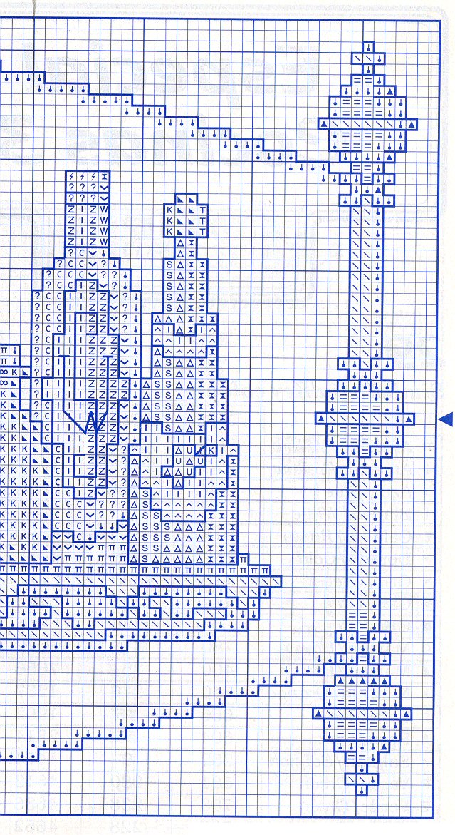 Schema punto croce Liquori 05