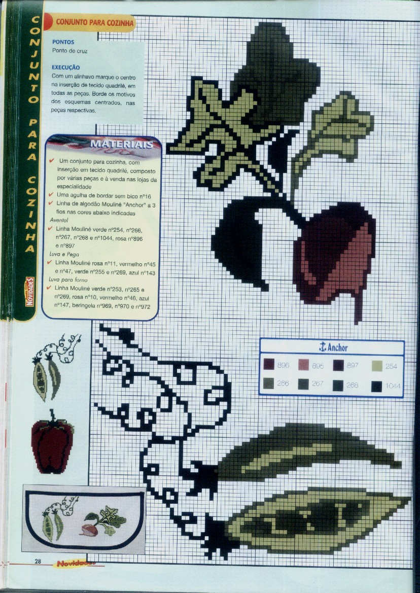 Schema punto croce Ortaggi 06
