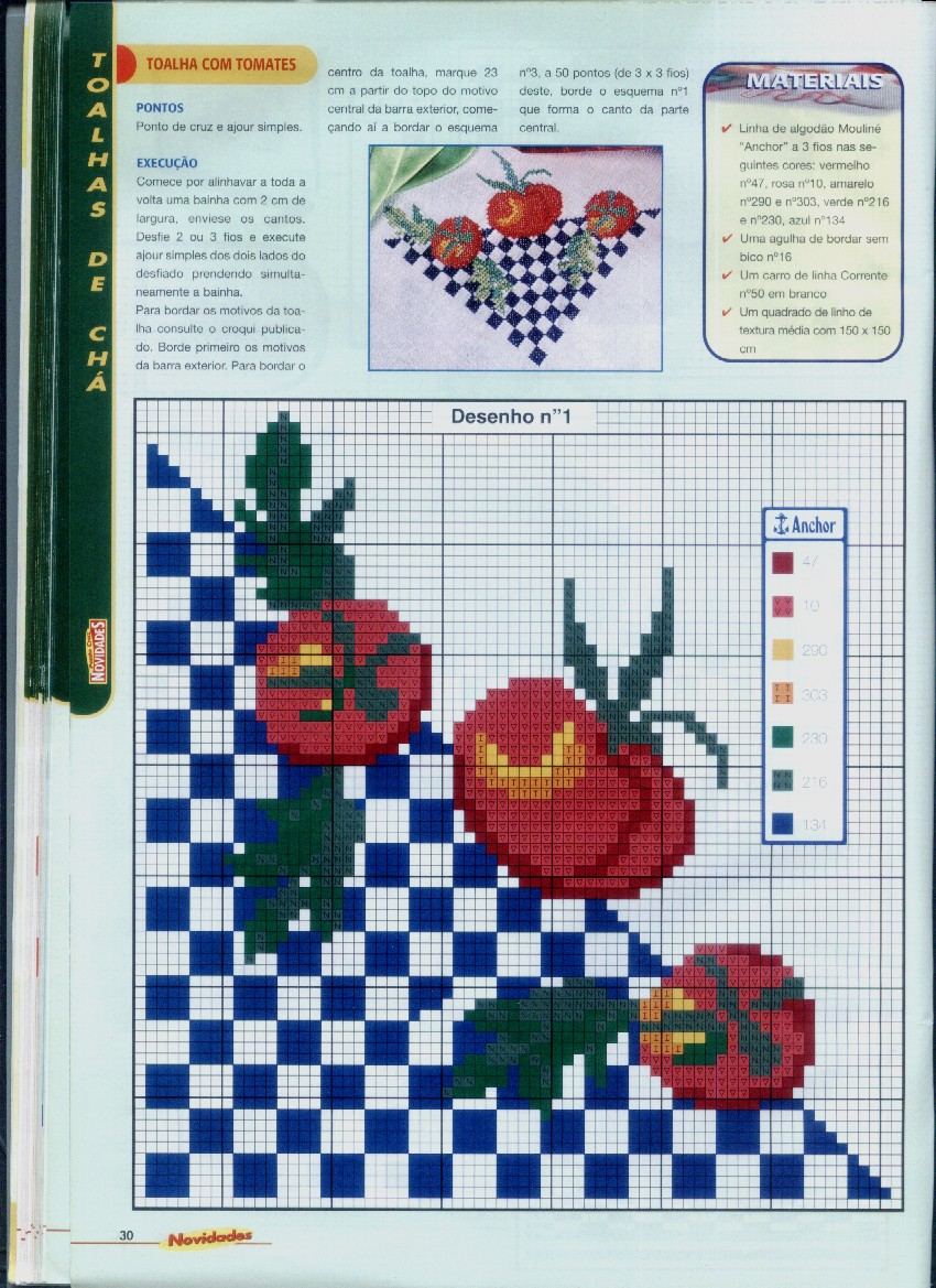 Schema punto croce Ortaggi 07