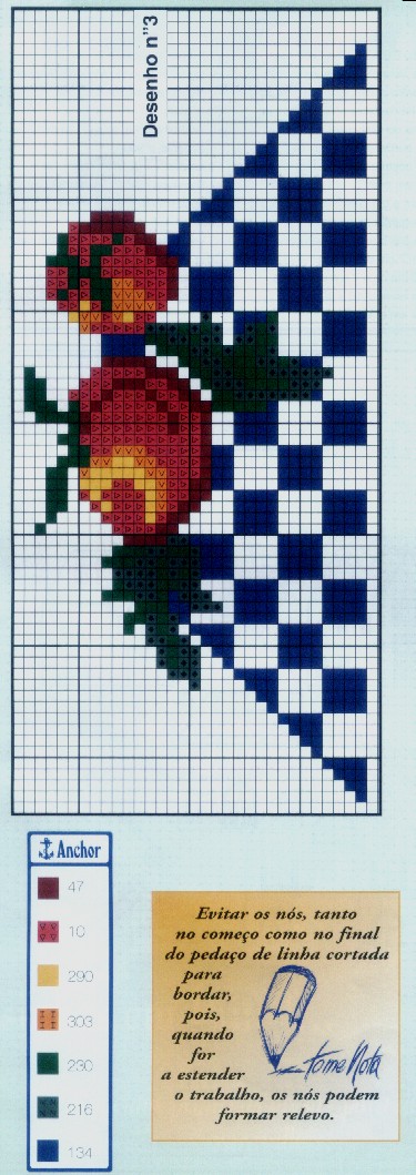 Schema punto croce Ortaggi 09