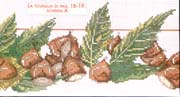 Schema punto croce Castagne 02