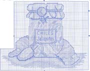 Schema punto croce Chiles 02