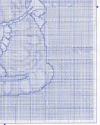 Schema punto croce Gatta In Cucina 05
