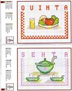 Schema punto croce Insalata