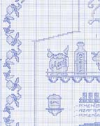 Schema punto croce Paella Valenciana 05