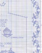 Schema punto croce Paella Valenciana 07