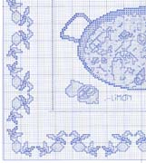 Schema punto croce Paella Valenciana 08