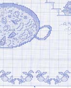 Schema punto croce Paella Valenciana 09