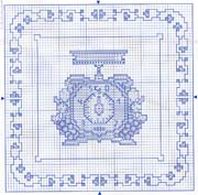 Schema punto croce Porta Pane 05