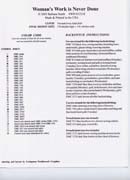 Schema punto croce Womens Work 03