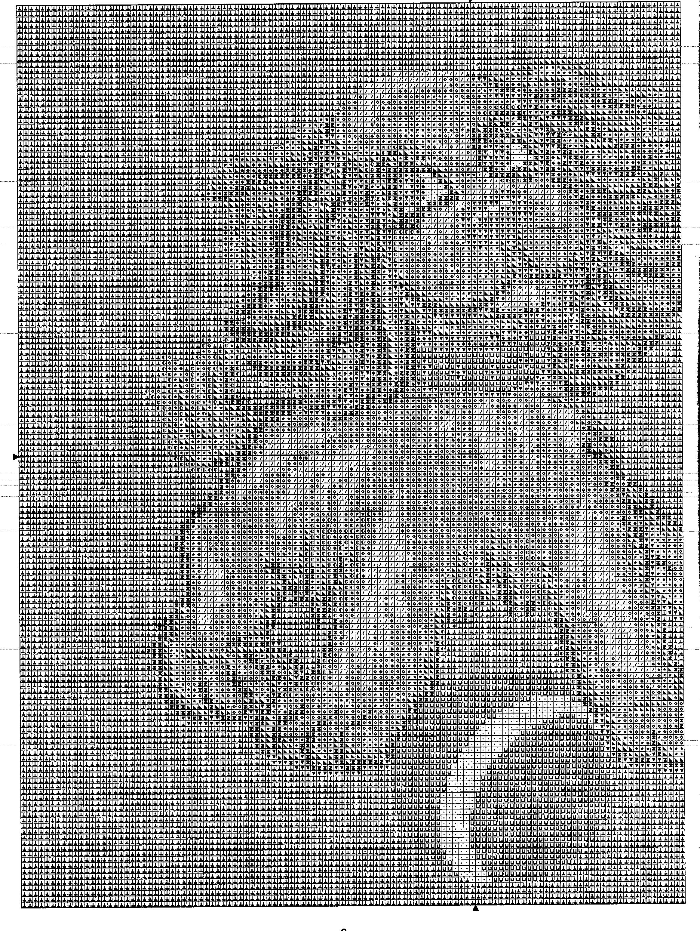 Schema punto croce Cuscino Cane 21