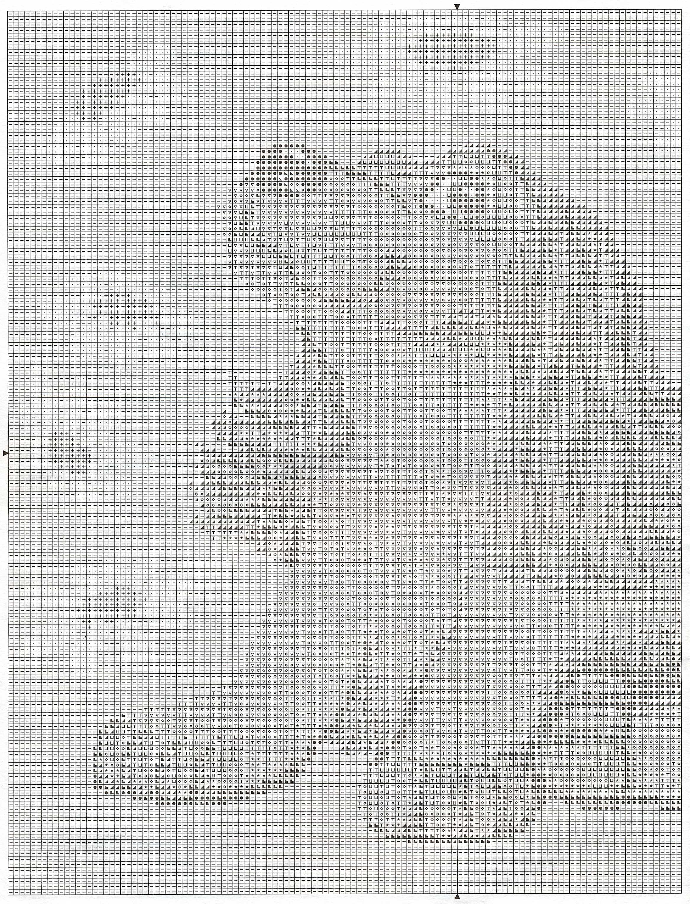 Schema punto croce Cuscino Cane 23