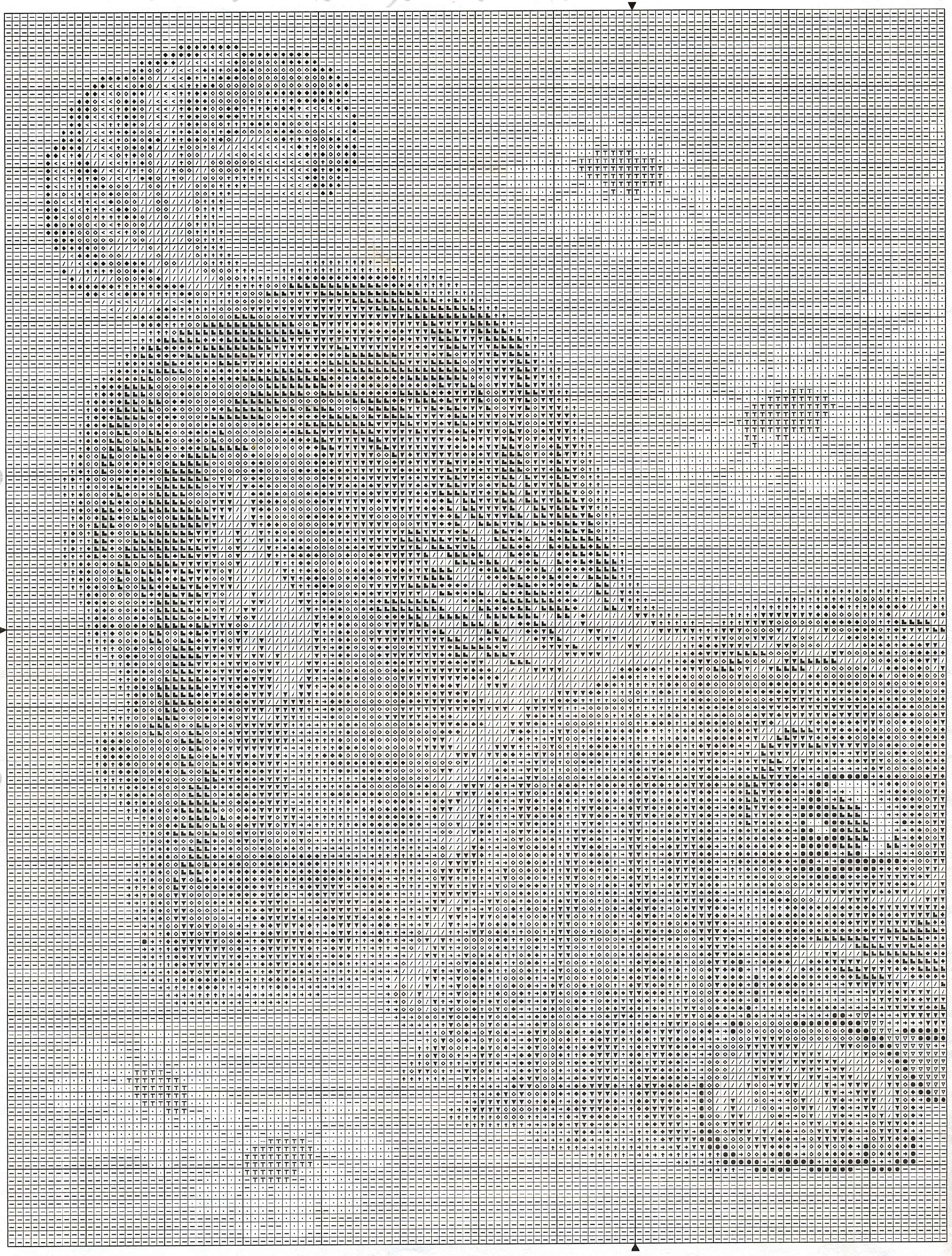 Schema punto croce Cuscino Cane 25