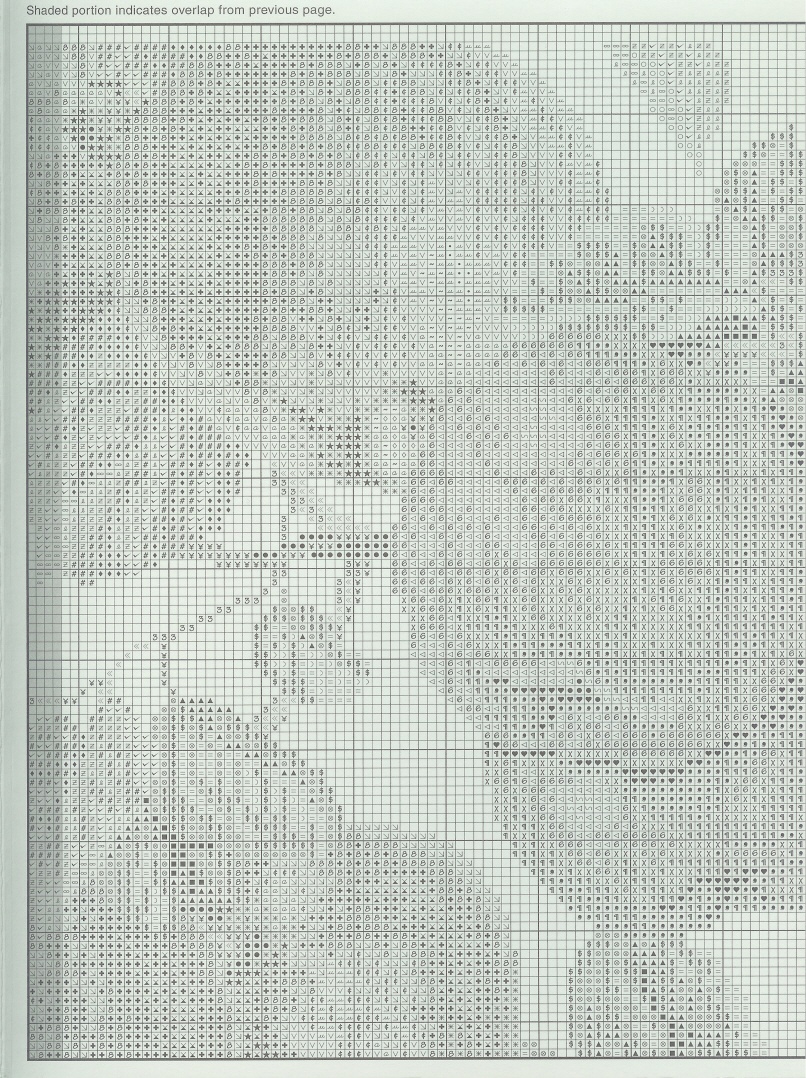 Schema punto croce Cuscino Frutta 03