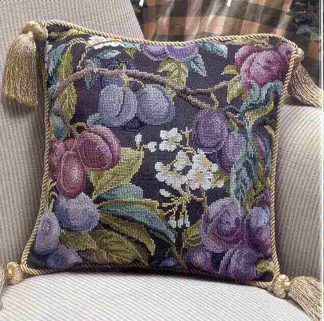 Schema punto croce Cuscino Frutta 16