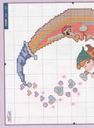 Schema punto croce Bimba Sulla Luna 02