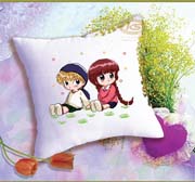 Schema punto croce Bimbi Giapponesi 06