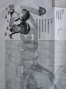 Schema punto croce Bimbi Giapponesi 08