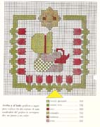 Schema punto croce Cuscini Bimba Luna 02