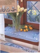 Schema punto croce Cuscini In Azzurro 02