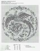 Schema punto croce Cuscini In Blu 04