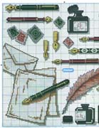 Schema punto croce Cuscino Collezionista 02