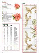 Schema punto croce Cuscino Fiori 41