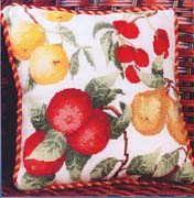 Schema punto croce Cuscino Frutta 13