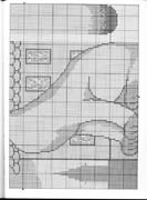 Schema punto croce Cuscino Gatti 17