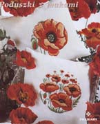 Schema punto croce Cuscino Papevero 01