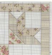 Schema punto croce Cuscino Patch 03