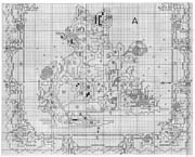 Schema punto croce Gatto Con Fiori 02