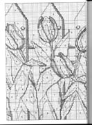 Schema punto croce Papaveri 03