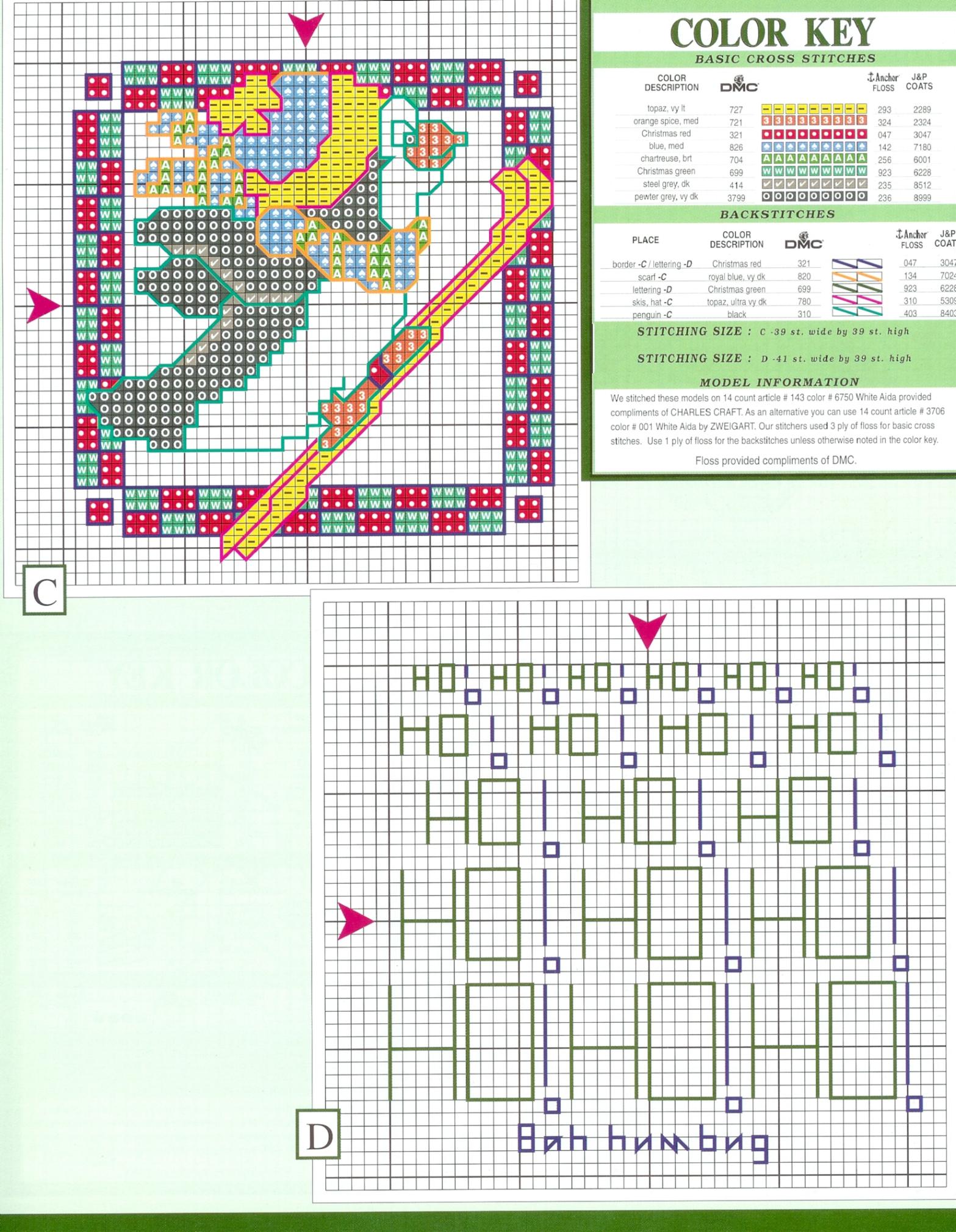Schema punto croce Decorazione 10c