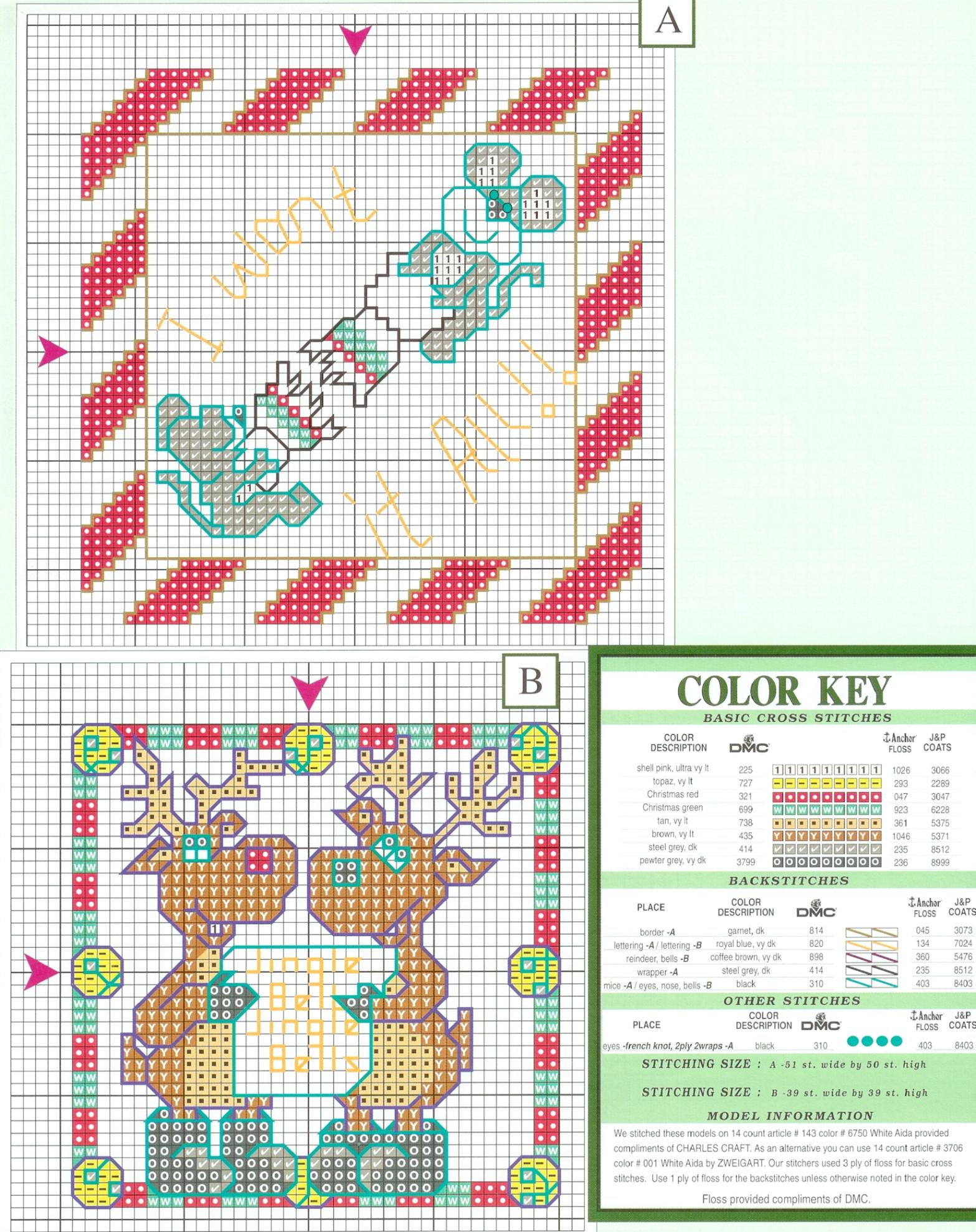 Schema punto croce Decorazione 10d