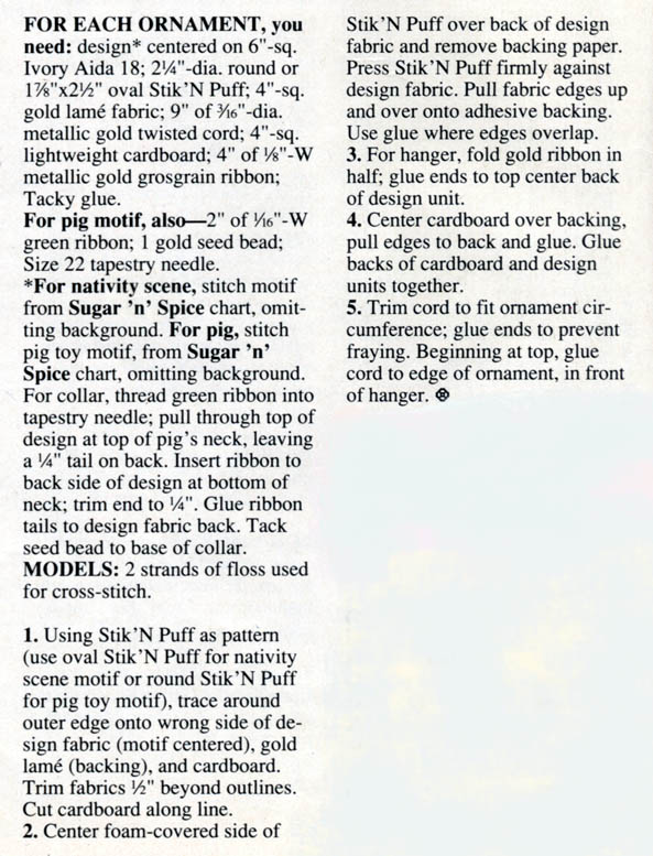 Schema punto croce Decorazione 5c