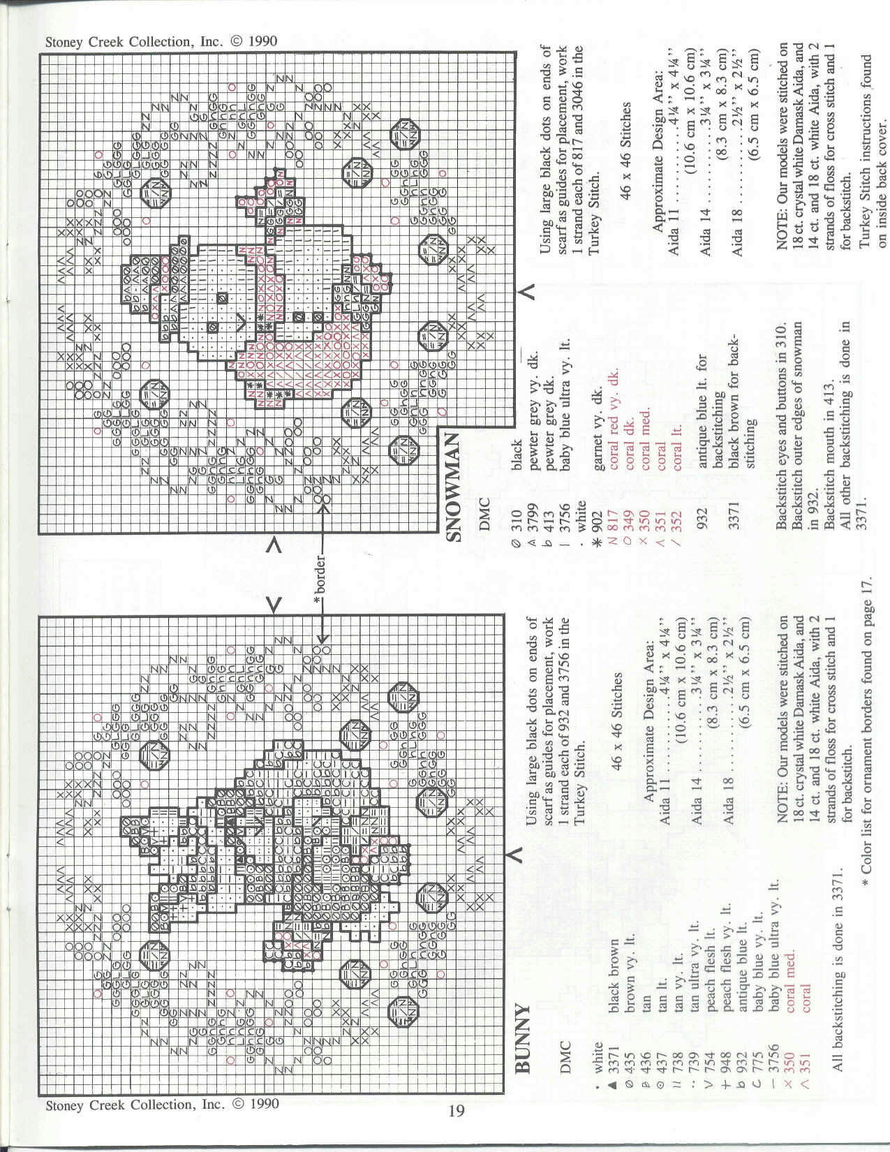 Schema punto croce Mini Motivi 12