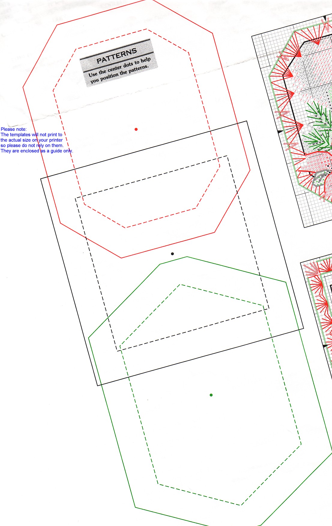 Schema punto croce Ornamenti Natalizi 1c