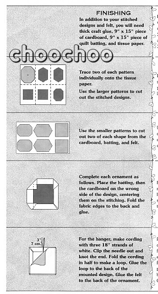 Schema punto croce Ornamenti Natalizi 1e