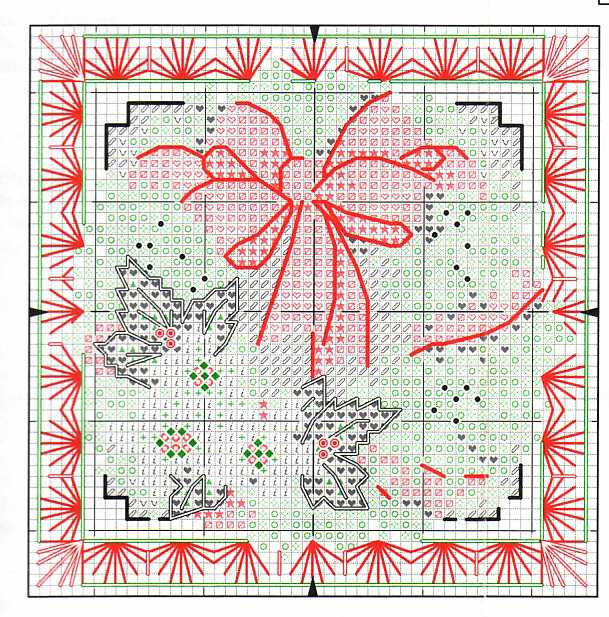 Schema punto croce Ornamenti Natalizi 1l