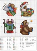 Schema punto croce Decorazione 4f