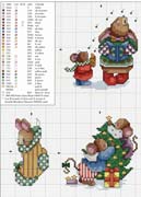 Schema punto croce Decorazione 4g