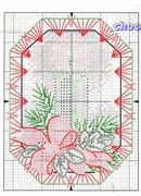 Schema punto croce Ornamenti Natalizi 1p