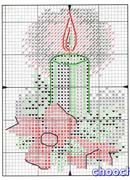 Schema punto croce Ornamenti Natalizi 1r